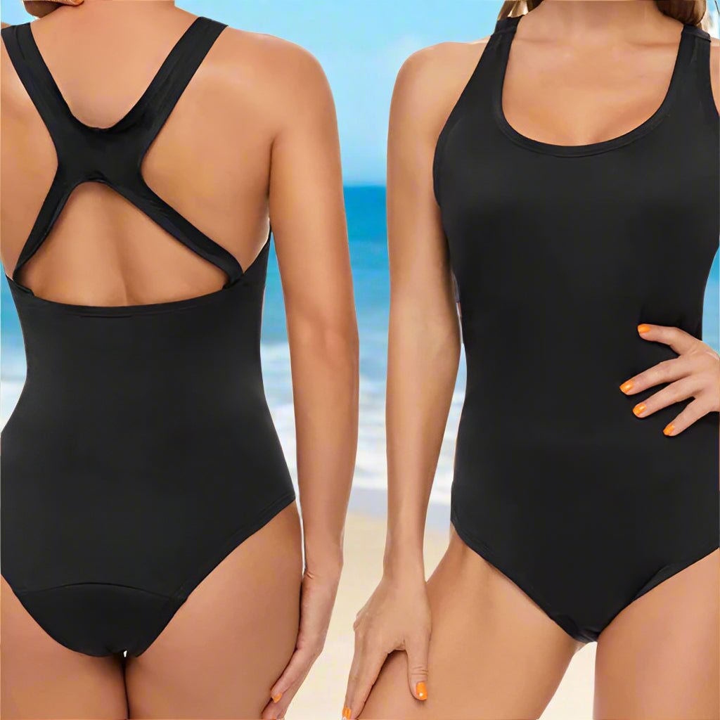 Maillot de Bain Une Pièce | Sport Dos Nageur